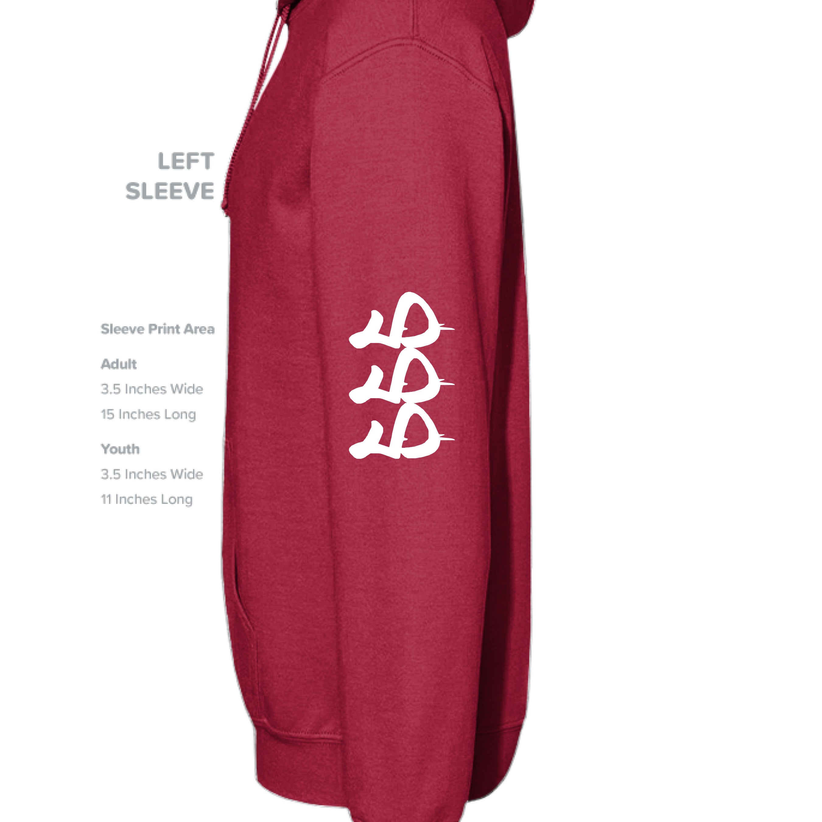 CHERRY RED - SLEEVE_LEFT