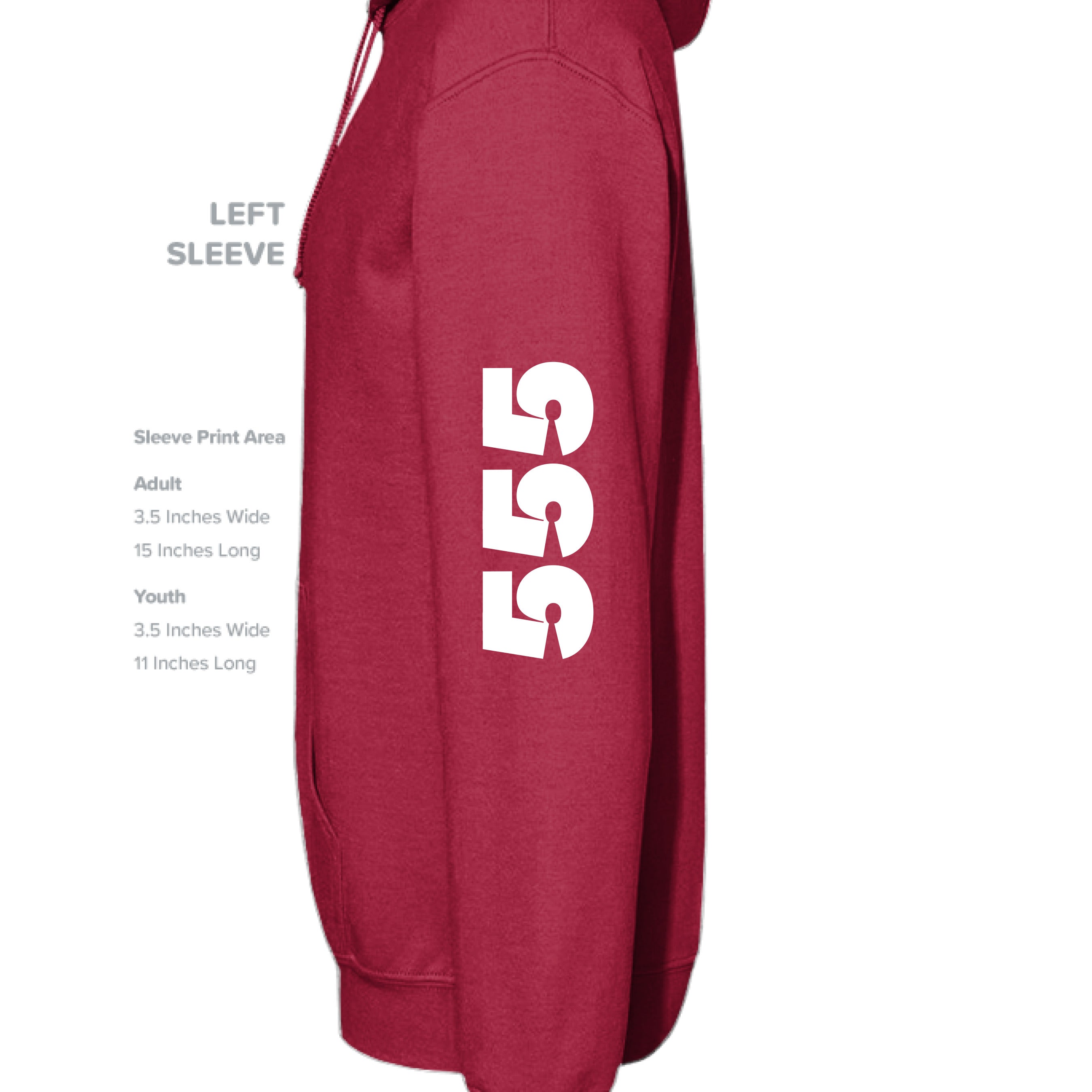 CHERRY RED - SLEEVE_LEFT